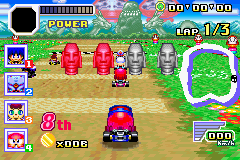 Krazy Racers screenshot 4 for GameBoy Advance